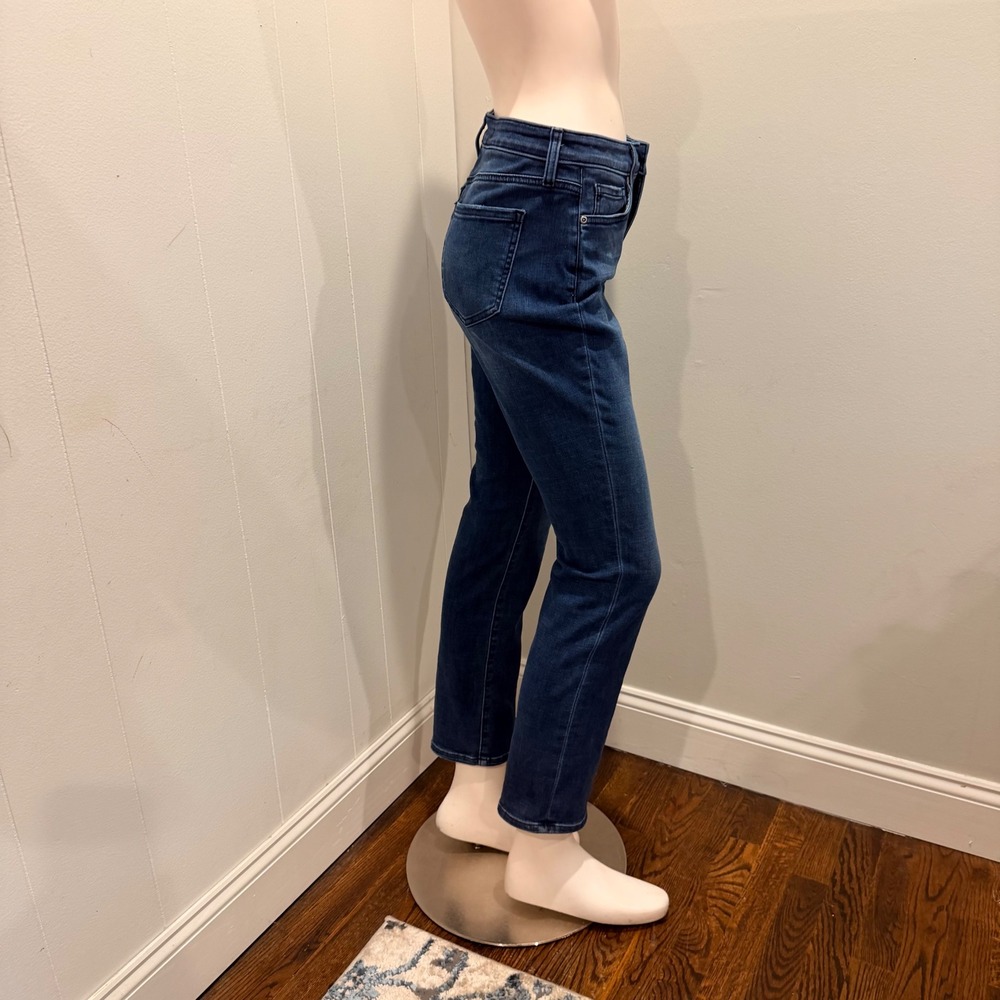 NYDJ Bluewell Dark Wash Sheri Slim Jeans Lift Tuck Technology  | Size 6